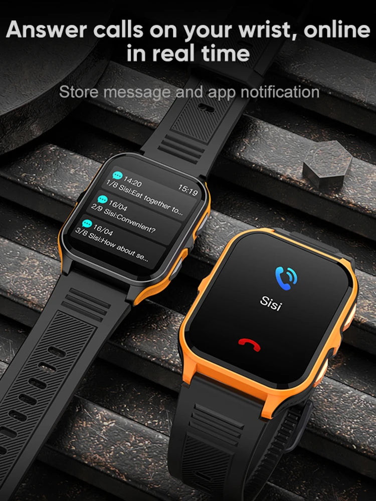 Waterproof Smartwatch with Heart Rate Sleep Monitor for Men & Women